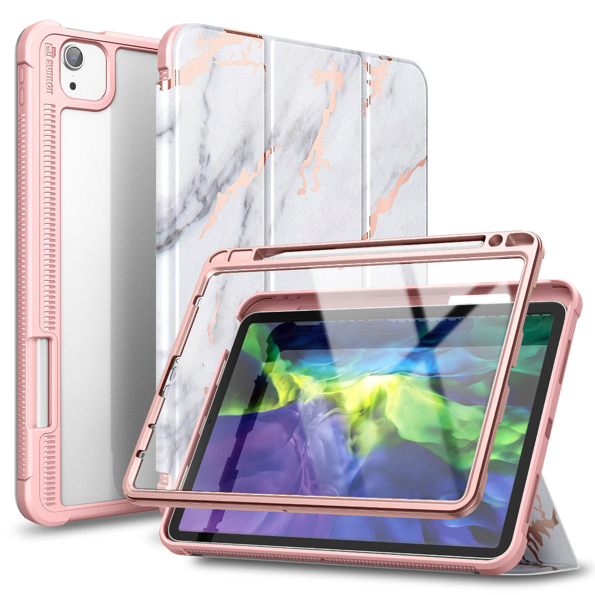 Louis Vuitton Seamless iPad Air (2022/2020) Clear Case